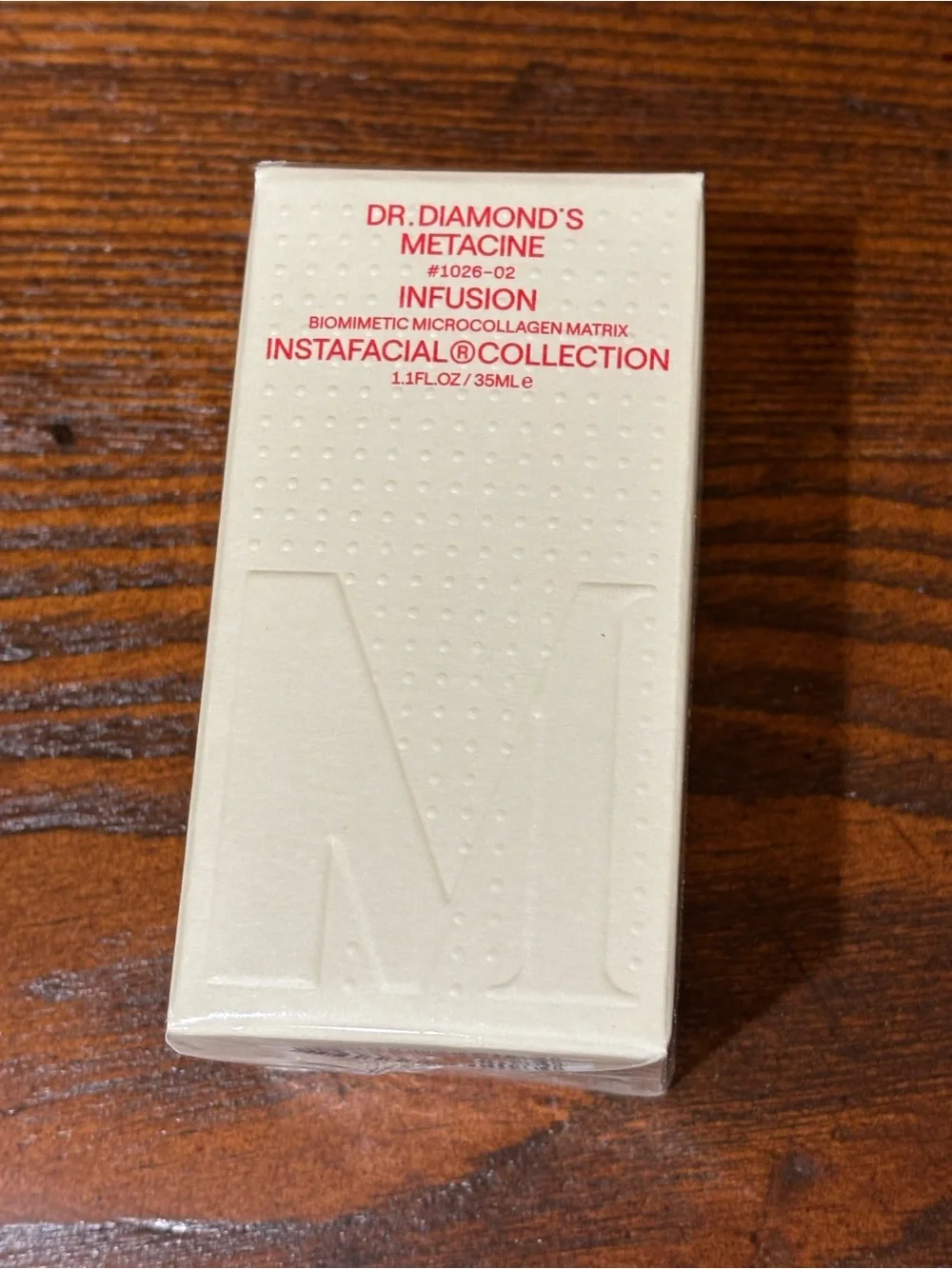 Dr Diamond’s Metacine INFUSION Microcollagen Instafacial Full Size 1.1 Oz Sealed
